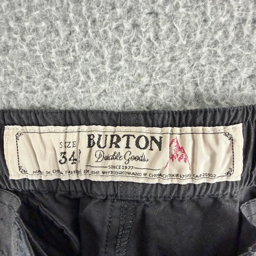 Burton Creekside Shorts Mens 34 Black Board Shorts‎ Mesh Lined Surf Swim 167481